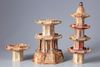 A CHINESE SOAPSTONE PAGODA, 19TH CENTURY
