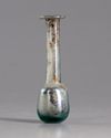 A Roman glass flask