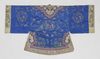 CHINESE EMBROIDERED SILK ROBE, 19TH CENTURY