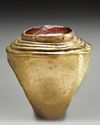A GREEK GOLD AND CARNELIAN FINGER RING WITH CUPID, HELLENISTIC PERIOD, CIRCA 2ND-1ST CENTURY B.C.