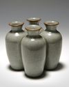 A CHINESE CRACKLE-GLAZED CONJOINED VASE, CHINA, 19TH-20TH CENTURY