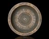 A KHORASSAN SILVER INLAID BRONZE TRAY, PERSIA, 11TH CENTURY