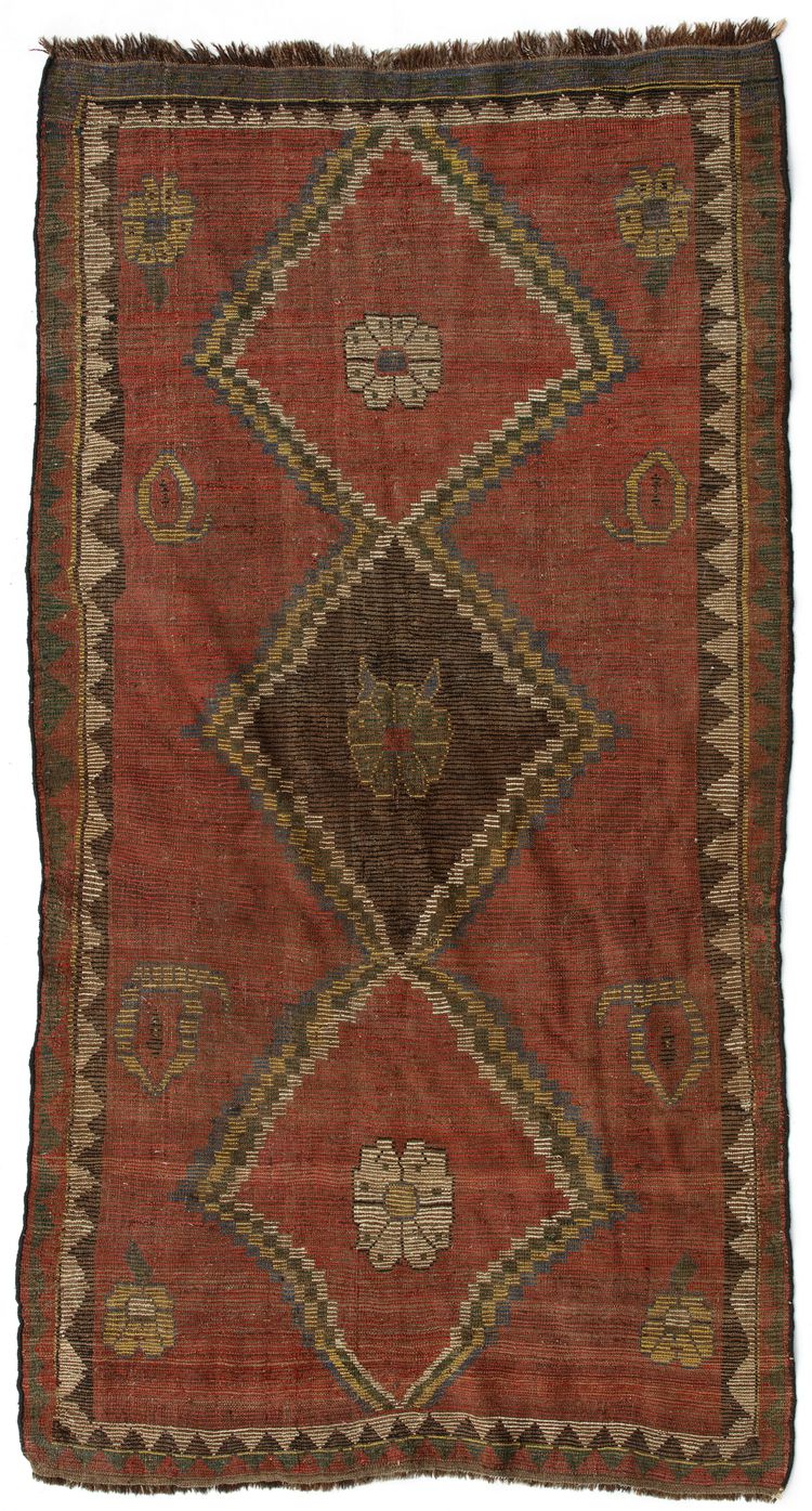 A QASHQAI GABBEH PILE RUG