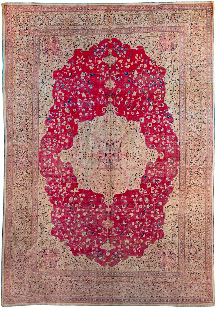 A HAJI-JALILI TABRIZ CARPET, NORTH WEST PERSIA, CIRCA 1870