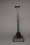 A JAPANESE MOTHER OF PEARL KATANA SWORD STAND, 1868-1912 (MEIJI PERIOD)
