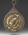 A PERSIAN ASTROLABE , PROBABLY FROM THE QAJAR, 19TH CENTURY