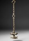 A PERSIAN-KHORASSAN BRONZE LAMP  STAND 14TH -l5TH CENTURY