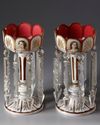 A PAIR OF BOHEMIAN CRYSTAL LUSTERS, LATE  19TH CENTURY