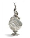AN OTTOMAN SILVER ROSE WATER SPRINKLER, 19TH CENTURY