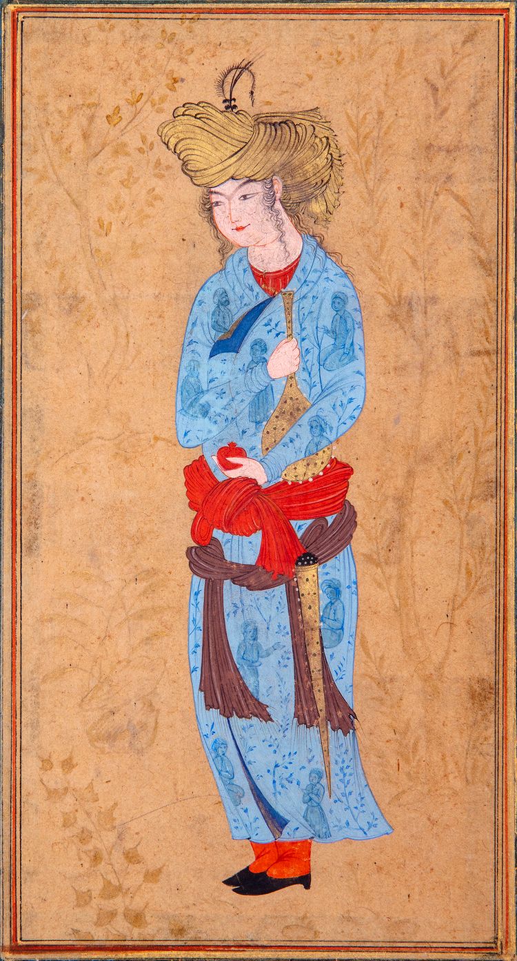 A CALLIGRAPHIC ALBUM PAGE BY YARI HERAVI, SAFAVID, PERSIA, 17TH CENTURY