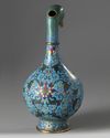 A Chinese cloisonné enamel duck-head bottle vase