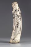 A CHINESE IVORY FIGURE OF GUANDI
