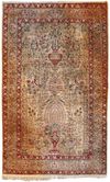 A HEREKE SILK ON SILK RUG, TURKEY, 1950-1960
