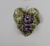 TWO FAIENCE MODELS OF FRUIT, 19TH-20TH CENTURY
