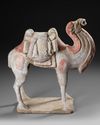 A CHINESE TERRACOTTA CAMEL, TANG DYNASTY (618-907 AD)