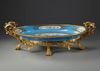 A LARGE 'SEVRES' PLATE, 19TH CENTURY