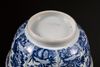 A large blue and white 'floral' bowl