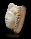 A LARGE CAMEO OF MEDUSA OF EXTRAORDINARY SIZE AND PROPORTIONS, 1ST-2ND CENTURY AD