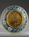 A CHINESE CLOISONNE ENAMEL DISH, QING DYNASTY (1644–1911)