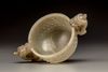 A celadon jade twin-handled cup