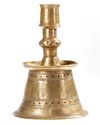 AN EARLY OTTOMAN CAST BRASS CANDLESTICK, TURKEY, CIRCA 1500