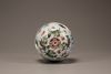 A wucai and famille verte domed incense burner