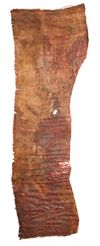 A SET OF ILKHANID SILK LAMPAS TEXTILE FRAGMENTS, CENTRAL ASIA, 13TH-14TH CENTURY