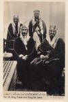 FIVE RARE PHOTOGRAPHS OF KING ABDUL AL-AZIZ AL SAUD DURING HIS  REALM, PROBABLY 1930-1940
