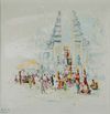 Han Snel (1925-1998) 'A Balinese Temple'