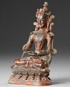TWO NEPALESE BRONZE STATUES, 19TH CENTURY