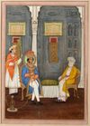 A PORTRAIT OF THE KING OF OUDH NASIR AL-DIN HAYDAR (R. 1827-37 AD)