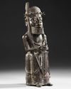 BRONZE FIGURE , NIGERIA ( EDO )