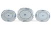 THREE CHINESE BLUE AND WHITE SERVING DISHES, QIANLONG PERIOD (1736-1795)
