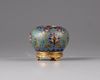 A small Chinese cloisonne enamel water pot