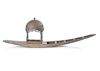 A SILVER BOAT, INDIA, 19TH CENTURY