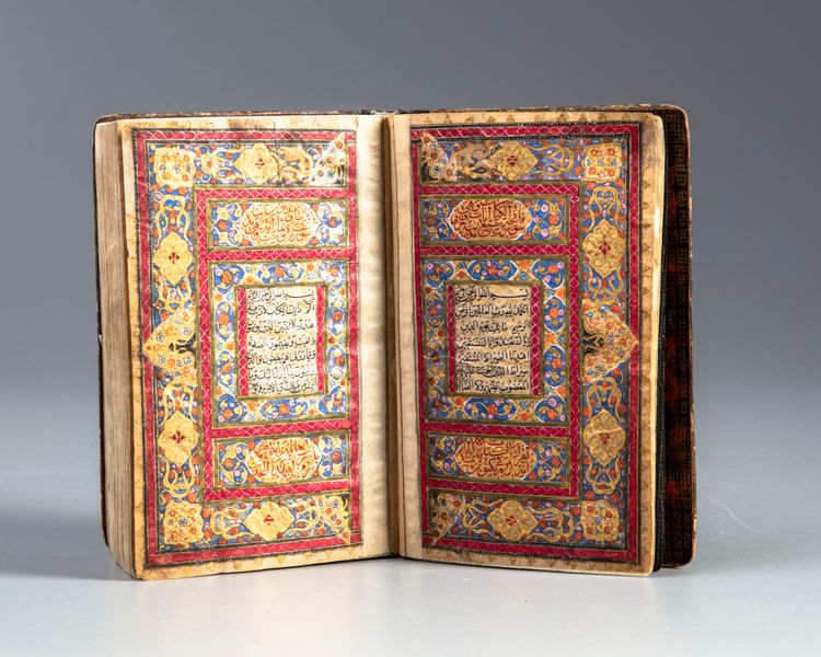 AN OTTOMAN LACQUERD QURAN