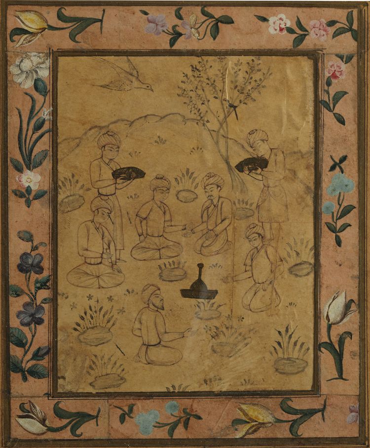 A Persian miniature: the pick-nick