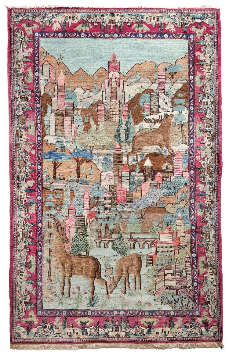 A KASHAN CARPET, PERSIA, CIRCA 1930
