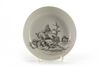 A Chinese en grisaille-decorated dish
