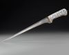 A MOTHER-OF-PEARL HILTED DAGGER (PESHKABZ), INDIA, GUJARAT, 18TH CENTURY