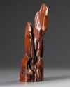 A Chinese boxwood scholar's mountain