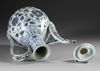 A CHINESE BLUE AND WHITE EWER, QING DYNASTY (1644-1911)