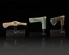 A GROUP OF WESTERN ASIATIC BRONZE AXE HEADS, CIRCA 3RD-2ND MILLENNIUM B.C.