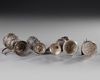 FOUR OTTOMAN SILVER INCENSE BURNERS, TURKEY, 19TH CENTURY