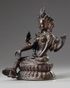 A Nepalese bronze figure of Vasudhara