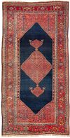 A WOOL BIDJAR RUG, LATE 19TH CENTURY