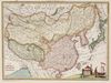 AN ANTIQUE MAP OF THE CHINESE EMPIRE, 18TH CENTURY