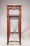 A Chinese hongmu tiered stand
