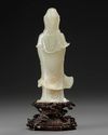 A CHINESE JADE GUANYIN, QING DYNASTY (1644 - 1912)