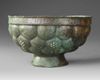 SELJUK KHURASAN SILVER-INLAID BRONZE BOWL, 12TH–13TH CENTURY PERSIA